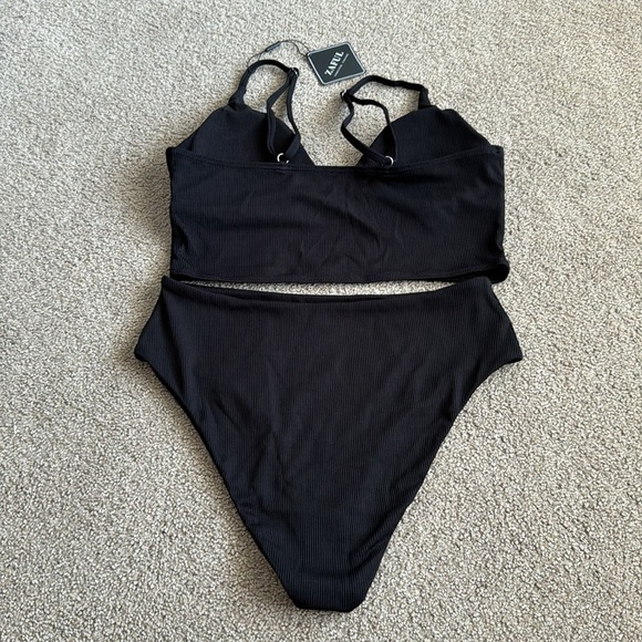 -NWT ZAFUL Women's V Neck Tankini Set - Size: Medium - Picture 3 of 6